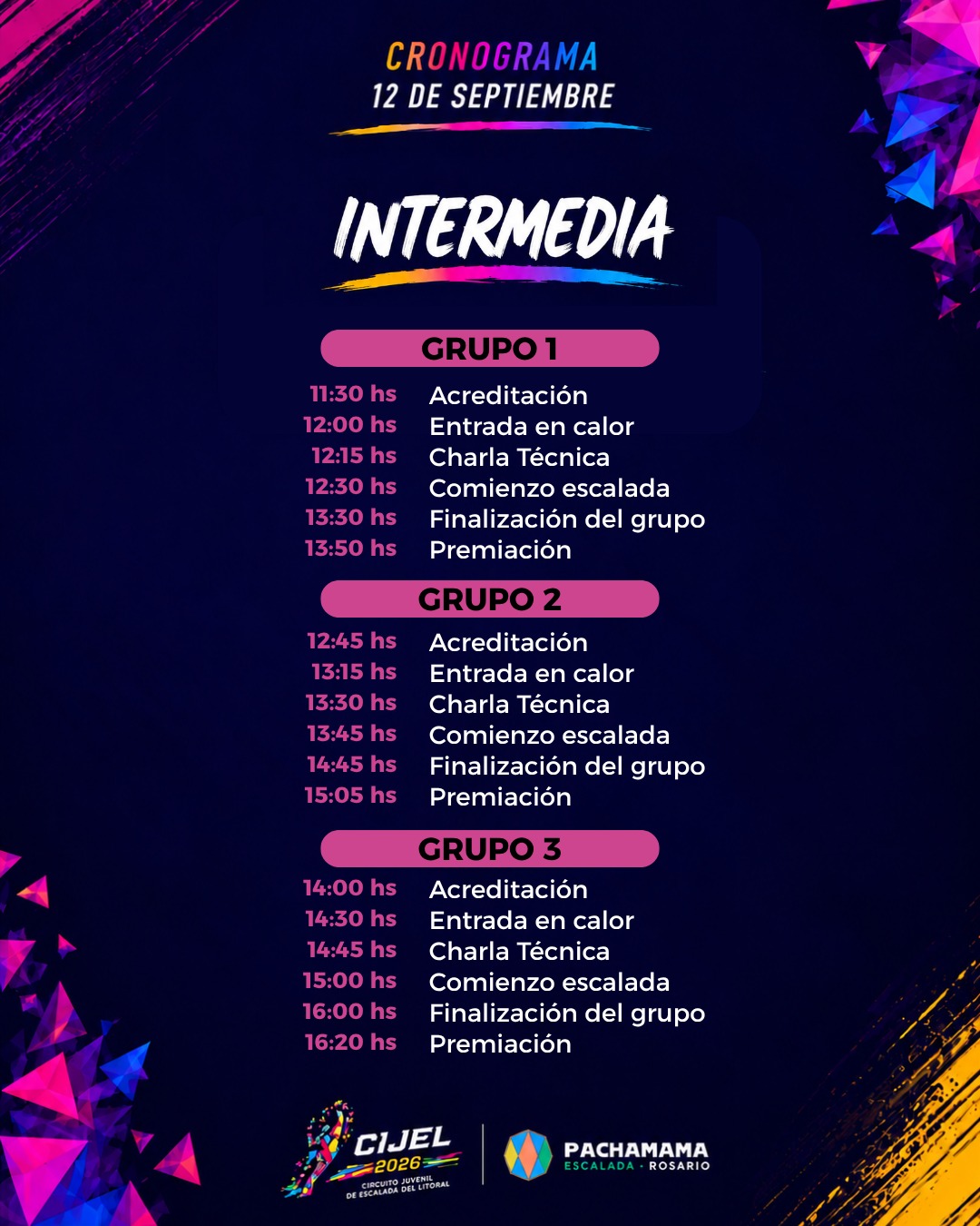 Cronograma Participativa — Intermedia — 12 de Septiembre